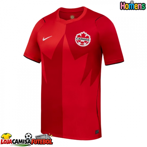 Camisa de Futebol Canadá Equipamento Principal Mundo 2026 Manga Curta